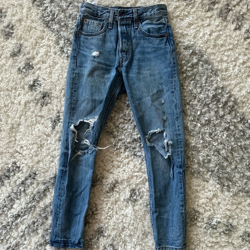 Levi's Classic Light Blue Denim Jeans